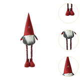 Maxbell Santa Claus Decorative Gift Soft Stretchable for Festival New Year Fireplace Scalable to 100cm