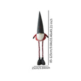 Maxbell Santa Claus Decorative Gift Soft Stretchable for Festival New Year Fireplace Scalable to 125cm