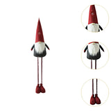 Maxbell Santa Claus Decorative Gift Soft Stretchable for Festival New Year Fireplace Scalable to 160cm