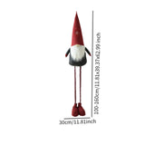 Maxbell Santa Claus Decorative Gift Soft Stretchable for Festival New Year Fireplace Scalable to 160cm