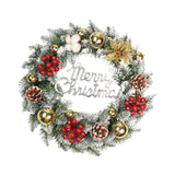 Artificial Christmas Wreaths Christmas Door Wreath for Front Door Wall Porch