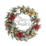 Artificial Christmas Wreaths Christmas Door Wreath for Front Door Wall Porch