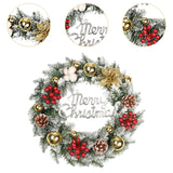 Artificial Christmas Wreaths Christmas Door Wreath for Front Door Wall Porch