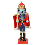 Maxbell Nutcracker Christmas Decoration Statue Collectible Wood Doll Crafts Ornament