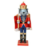 Maxbell Nutcracker Christmas Decoration Statue Collectible Wood Doll Crafts Ornament