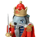 Maxbell Nutcracker Christmas Decoration Statue Collectible Wood Doll Crafts Ornament