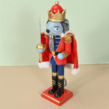 Maxbell Nutcracker Christmas Decoration Statue Collectible Wood Doll Crafts Ornament
