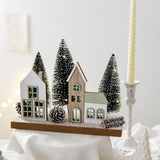 Christmas Candle Holder Creative Xmas Candleholder for Party Holiday Kitchen Style A