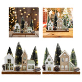 Christmas Candle Holder Creative Xmas Candleholder for Party Holiday Kitchen Style A