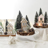 Christmas Candle Holder Creative Xmas Candleholder for Party Holiday Kitchen Style B