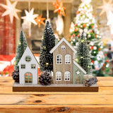 Christmas Candle Holder Creative Xmas Candleholder for Party Holiday Kitchen Style B