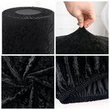 3Pcs Cylinder Pedestal Stand Covers Decoration Tablecloth Plinth Stand Cover Black