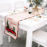 Christmas Table Runner Home Decor Table Cloth for Celebration Festival Party