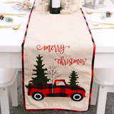 Christmas Table Runner Home Decor Table Cloth for Celebration Festival Party