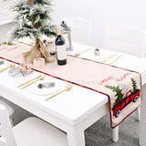 Christmas Table Runner Home Decor Table Cloth for Celebration Festival Party