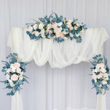 3 Pieces Wedding Arch Flowers Wedding Backdrop Decoration for Valentines Day