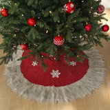 Christmas Tree Skirt Indoor Outdoor Festival Decor Christmas Decoration 75 cm