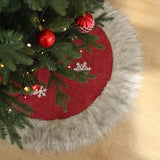 Christmas Tree Skirt Indoor Outdoor Festival Decor Christmas Decoration 75 cm