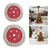 Christmas Tree Skirt Indoor Outdoor Festival Decor Christmas Decoration 75 cm