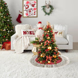 Christmas Tree Skirt Indoor Outdoor Festival Decor Christmas Decoration 75 cm