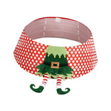 Christmas Tree Skirt Elf Leg Christmas Tree Collar for Indoor Office Bedroom