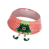 Christmas Tree Skirt Elf Leg Christmas Tree Collar for Indoor Office Bedroom