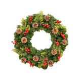 Christmas Wreath Front Door Wreath Artificial Flower Wreath for Wall Holiday 30cm