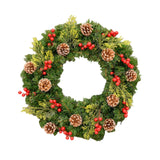 Christmas Wreath Front Door Wreath Artificial Flower Wreath for Wall Holiday 30cm