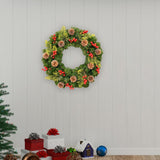 Christmas Wreath Front Door Wreath Artificial Flower Wreath for Wall Holiday 30cm