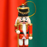 4x Nutcracker Statue Wood Nutcracker Sculpture for Xmas Home Decoration Desk