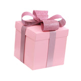 Christmas Gift Boxes Stackable Ornaments for Valentines Day Weddings Holiday Pink