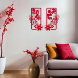 Maxbell 2 Pair Chinese New Year Couplets Snake Year Ornament for Porch Celebration