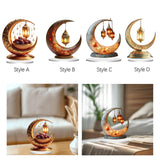Ramadan Moon Light Acrylic Eid Mubarak Night Light for Party Restaurant Home Style A