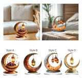 Ramadan Moon Light Acrylic Eid Mubarak Night Light for Party Restaurant Home Style A