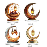 Ramadan Moon Light Acrylic Eid Mubarak Night Light for Party Restaurant Home Style A