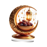 Ramadan Moon Light Acrylic Eid Mubarak Night Light for Party Restaurant Home Style A