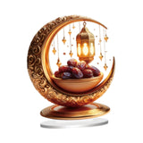 Ramadan Moon Light Acrylic Eid Mubarak Night Light for Party Restaurant Home Style A