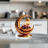 Ramadan Moon Light Acrylic Eid Mubarak Night Light for Party Restaurant Home Style A