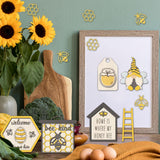 Maxbell Bee Tiered Tray Decor Creative Decorative Table Signs for Party Office Table Style A