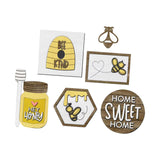 Maxbell Bee Tiered Tray Decor Creative Decorative Table Signs for Party Office Table Style A