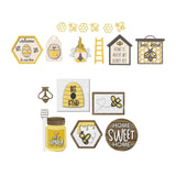 Maxbell Bee Tiered Tray Decor Creative Decorative Table Signs for Party Office Table Style A