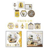 Maxbell Bee Tiered Tray Decor Creative Decorative Table Signs for Party Office Table Style A