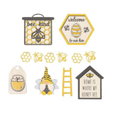 Maxbell Bee Tiered Tray Decor Creative Decorative Table Signs for Party Office Table Style B