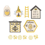 Maxbell Bee Tiered Tray Decor Creative Decorative Table Signs for Party Office Table Style B