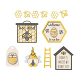 Maxbell Bee Tiered Tray Decor Creative Decorative Table Signs for Party Office Table Style B