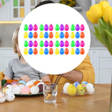 Maxbell Fillable Easter Eggs for Easter Egg Find DIY Crafts Classroom Prize Supplies 48 Pack