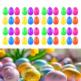 Maxbell Fillable Easter Eggs for Easter Egg Find DIY Crafts Classroom Prize Supplies 48 Pack