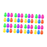 Maxbell Fillable Easter Eggs for Easter Egg Find DIY Crafts Classroom Prize Supplies 48 Pack