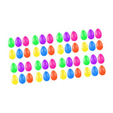 Maxbell Fillable Easter Eggs for Easter Egg Find DIY Crafts Classroom Prize Supplies 48 Pack