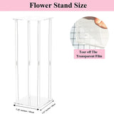 Maxbell Stand Wedding Centerpiece Table Decoration for Hotel Table Tables Decoration 20cmx20cmx50cm